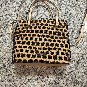 ✨Christian Siriano New York Textured Straw Mini Satchel – Crossbody LIKE NEW!✨